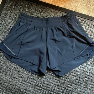 Lululemon shorts, navy blue, size 6.
